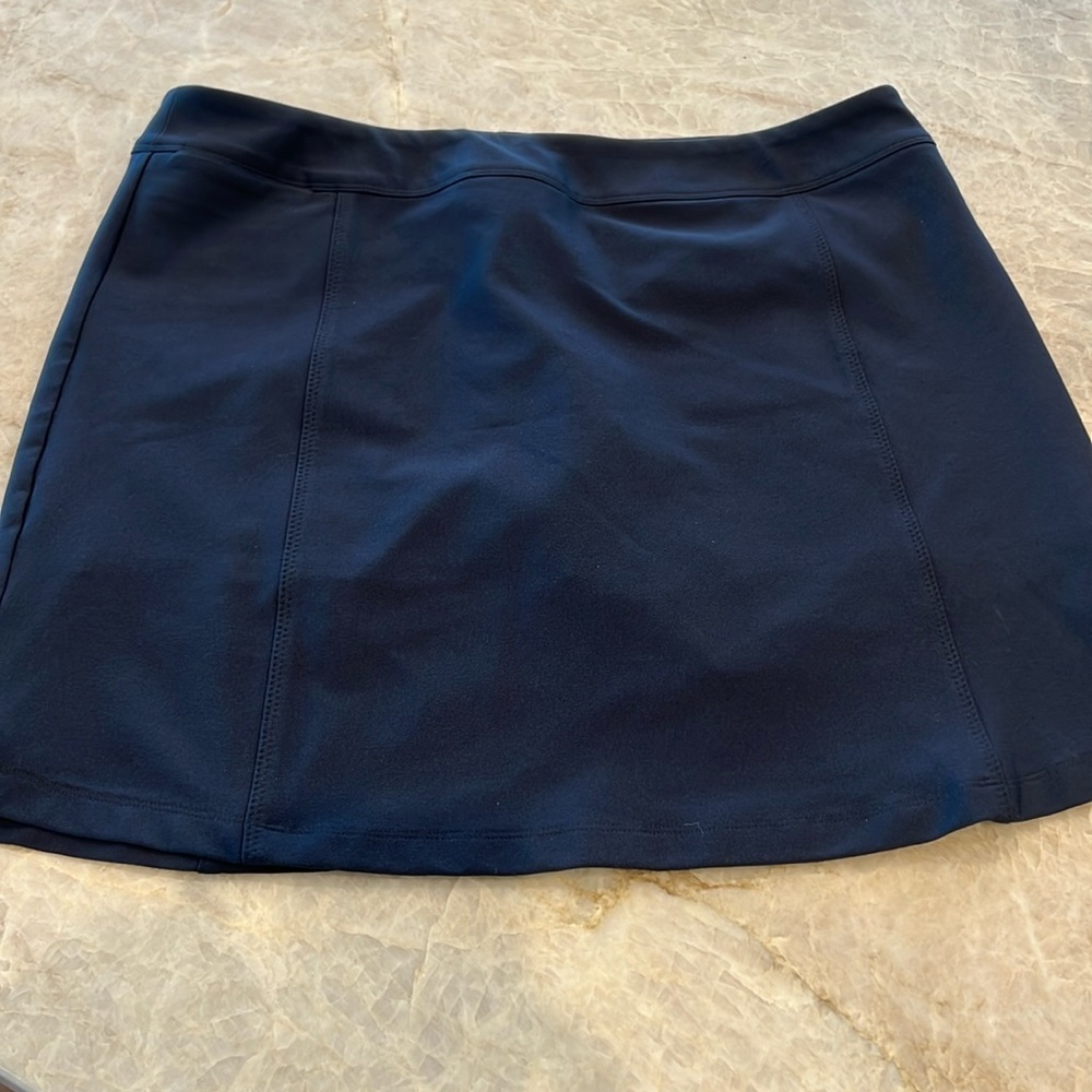 Adidas Golf Skirt Skort Navy Blue Size Large Athletic